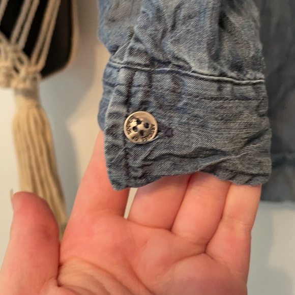 Articles of Society Tencel Denim Chambray Button - Picture 3 of 9